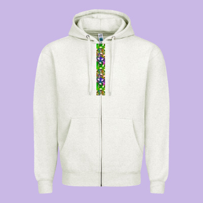 Halloween Key Fob Zipper Hoodie Designed By Bundleandbundleshop
