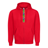 Red Halloween Key Fob Zipper Hoodie - BundleAndBundleShop
