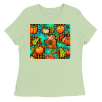 Matcha pumpkin spice and pumpkin Ladies Tee - AdoDesignShop