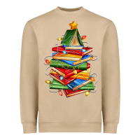 Mushroom book christmas tree Heavyweight Sweatshirt - Zillion Design Studio