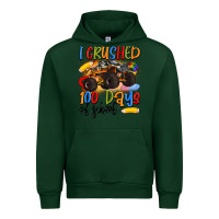 Forest Green i crushed 100 days of school Urban Hoodie - Artiststas