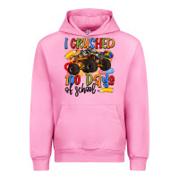 Fuchsia Pink i crushed 100 days of school Urban Hoodie - Artiststas