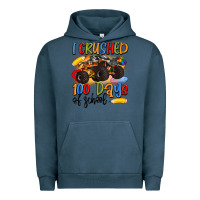 Pigment Midnight Navy i crushed 100 days of school Urban Hoodie - Artiststas