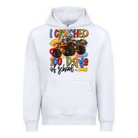 White i crushed 100 days of school Urban Hoodie - Artiststas
