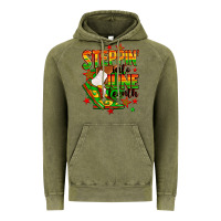 Vintage Olive Steppin' into Juneteenth Vintage Hoodie - RanaPortraitStore