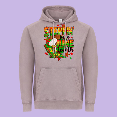 Vintage Hoodie Steppin' into Juneteenth