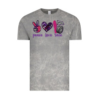 Cloud Rock peace love race Vintage Tee - texasbilliewilder