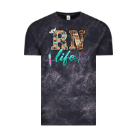 Cloud Black western nurse rn  life Vintage Tee - BarkalooDesign