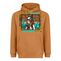 Meerkat Western Cute Pig Heavyweight Hoodie - LillyAllenDesigns