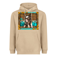 Mushroom Western Cute Pig Heavyweight Hoodie - LillyAllenDesigns
