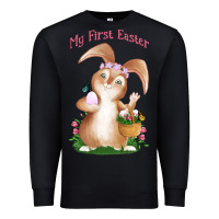 Black Babies First Easter Girls Premium Sweatshirt - Jasminsmagicworld