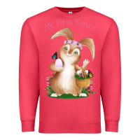 Cardinal Babies First Easter Girls Premium Sweatshirt - Jasminsmagicworld