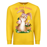 Lemon Babies First Easter Girls Premium Sweatshirt - Jasminsmagicworld