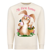 Sandshell Babies First Easter Girls Premium Sweatshirt - Jasminsmagicworld