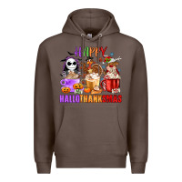 Coffee happy hallothanksmas Premium Hoodie - MaliasSmallBusiness