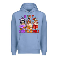 Happy Hallothanksmas Premium Hoodie | Teevron