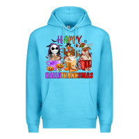 Ocean Blue happy hallothanksmas Premium Hoodie - MaliasSmallBusiness