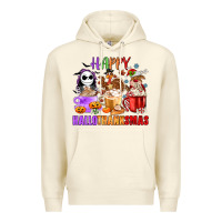 Sandshell happy hallothanksmas Premium Hoodie - MaliasSmallBusiness