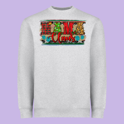Heavyweight Sweatshirt Western Christmas Mama Claus