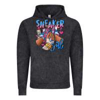 Vintage Black Sneaker girl afro woman Vintage Hoodie - RanaPortraitStore