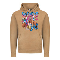 Vintage Camel Sneaker girl afro woman Vintage Hoodie - RanaPortraitStore
