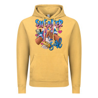 Vintage Mustard Sneaker girl afro woman Vintage Hoodie - RanaPortraitStore