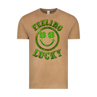 Vintage Camel feeling lucky with leopard Vintage Tee - RanaPortraitStore