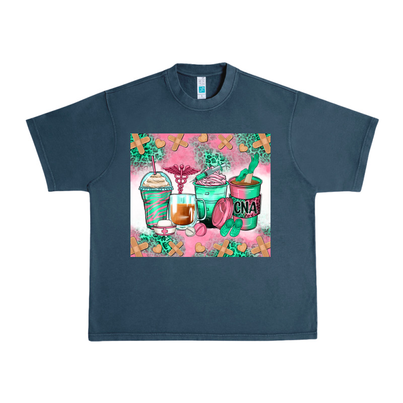 Certified Nursing Assistant Coffee Cups Urban Heavy Tee by Zillion Design Studio | Teevron
