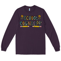 Plum school counselor Long Sleeve Tee - CowhideDigitalArt