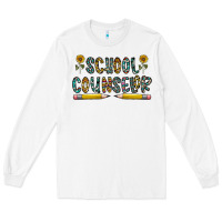 White school counselor Long Sleeve Tee - CowhideDigitalArt