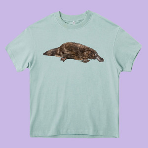 Platypus Heavy Core Tee Designed By Lillyallendesigns