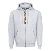Heather Grey halloween key fob 24 Zipper Hoodie - BundleAndBundleShop