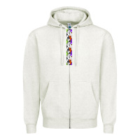 Oatmeal Heather halloween key fob 24 Zipper Hoodie - BundleAndBundleShop