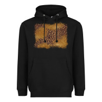 Black leopard background Heavyweight Hoodie - BarkalooDesign