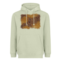 Matcha leopard background Heavyweight Hoodie - BarkalooDesign