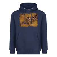 Navy leopard background Heavyweight Hoodie - BarkalooDesign