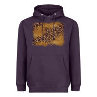 Plum leopard background Heavyweight Hoodie - BarkalooDesign