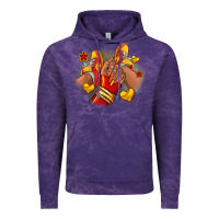 Cloud Purple Softball afro girl sneakers Vintage Hoodie - RanaPortraitStore