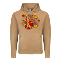 Vintage Camel Softball afro girl sneakers Vintage Hoodie - RanaPortraitStore