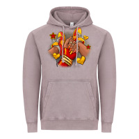 Vintage Zinc Softball afro girl sneakers Vintage Hoodie - RanaPortraitStore