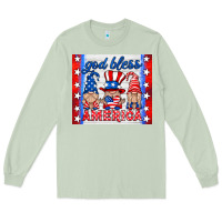 Matcha god bless America gnomes Long Sleeve Tee - HRA Design Shop