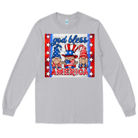 Moon Dust god bless America gnomes Long Sleeve Tee - HRA Design Shop