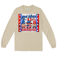 Mushroom god bless America gnomes Long Sleeve Tee - HRA Design Shop