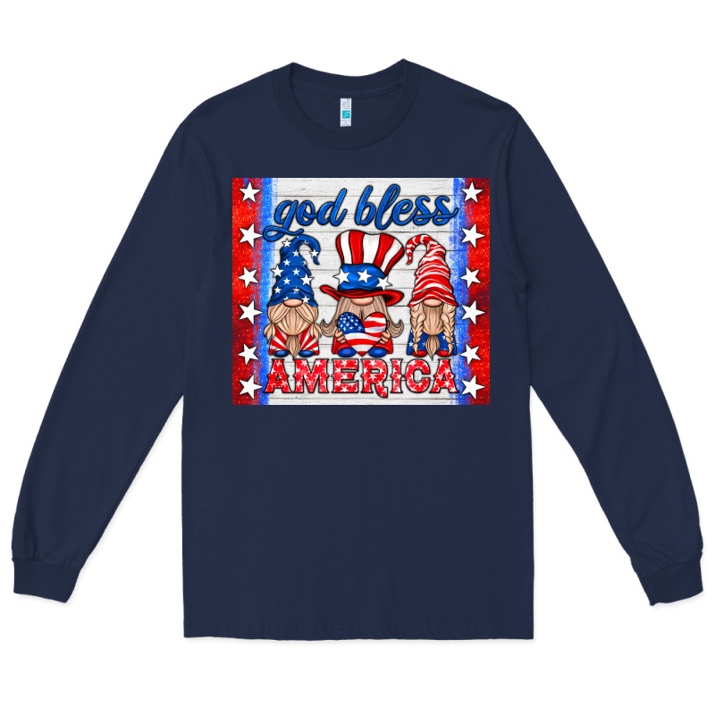 God Bless America Gnomes Long Sleeve Tee by HRA Design Shop | Teevron