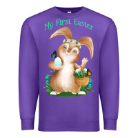 Purple Babies First Easter Boys Premium Sweatshirt - Jasminsmagicworld