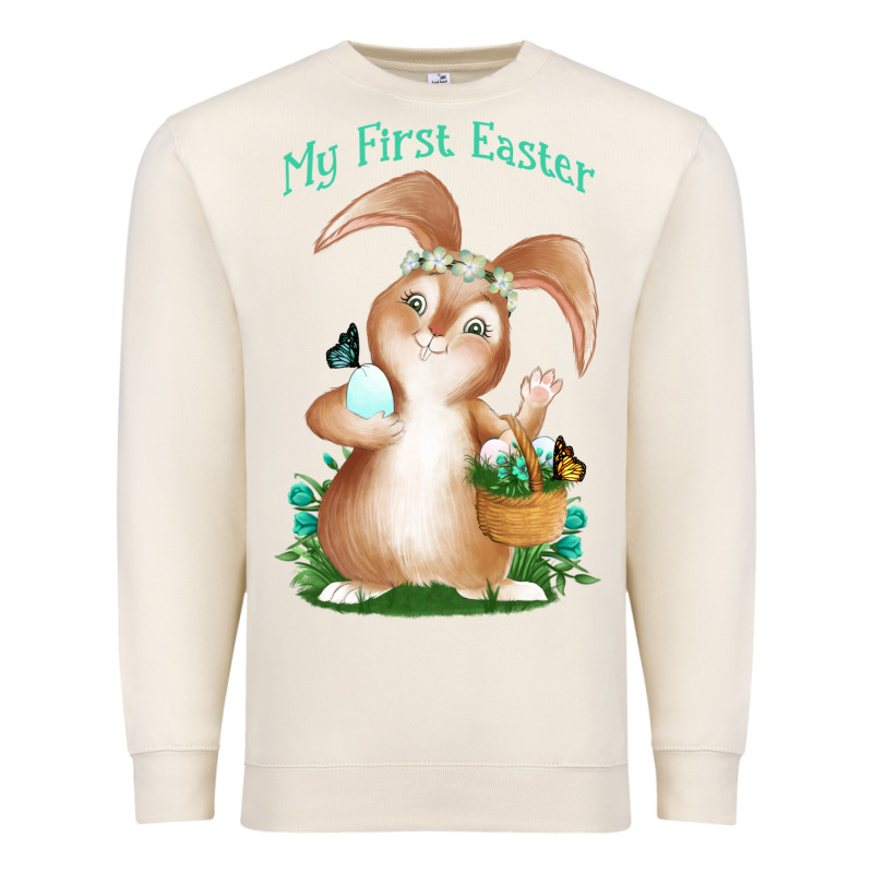 Babies First Easter Boys Premium Sweatshirt by Jasminsmagicworld | Teevron