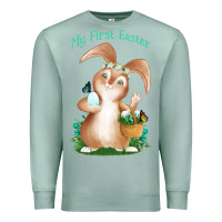 Seafoam Babies First Easter Boys Premium Sweatshirt - Jasminsmagicworld