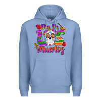 Colony Blue dia de los muertos Premium Hoodie - MaliasSmallBusiness