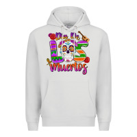 Dove Grey dia de los muertos Premium Hoodie - MaliasSmallBusiness