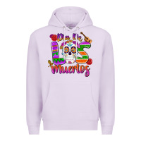 Lilac dia de los muertos Premium Hoodie - MaliasSmallBusiness